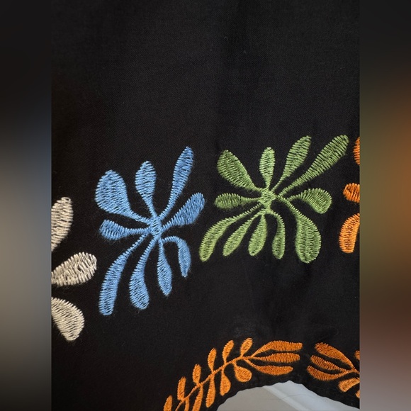 Pearl and Caviar Black Embroidered Shirt - Picture 6 of 12